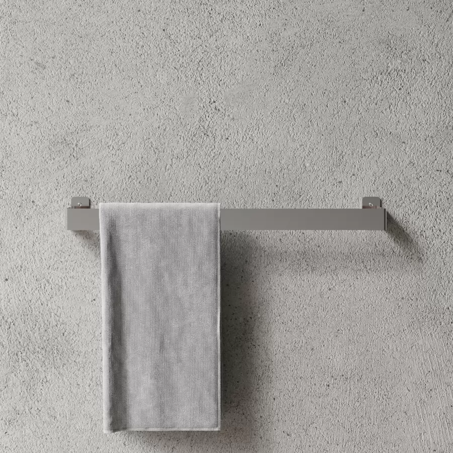 NICHBA - Håndklædestang, Børstet rustfrit stål NICHBA - Håndklædestang, Børstet rustfrit stål