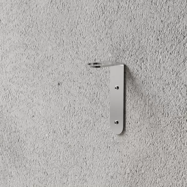 NICHBA - Vægholder til sæbedispenser, Børstet rustfrit stål NICHBA - Vægholder til sæbedispenser, Børstet rustfrit stål