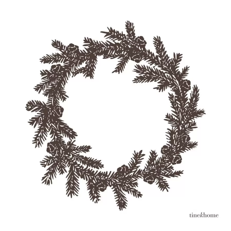 TineK Home -  Cypress Papirservietter, 40x40 cm, 50 stk, mocc TineK Home -  Cypress Papirservietter, 40x40 cm, 50 stk, mocc