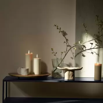 TineK Home - Bloklys Ø:7*20, Sand