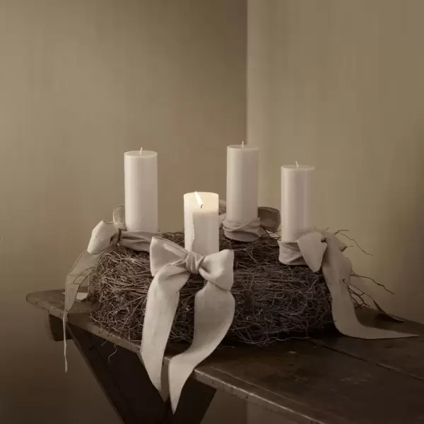 TineK Home - Dekobånd, hør, 5 m, bredde 8 cm, natur TineK Home - Dekobånd, hør, 5 m, bredde 8 cm, natur