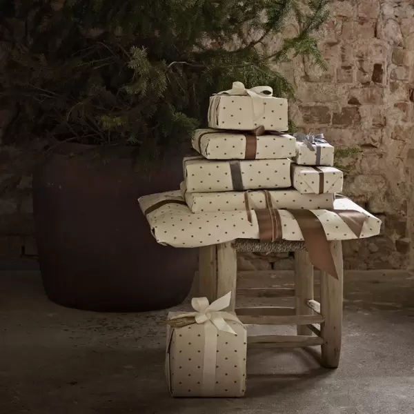 TineK Home -  Satinbånd, 5 m, bredde 2,5 cm, creme TineK Home -  Satinbånd, 5 m, bredde 2,5 cm, creme