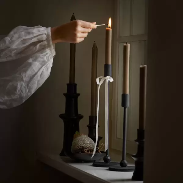 TineK Home - Satinbånd, 5 meter, bredde 1 cm, creme