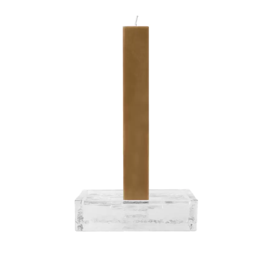 ferm LIVING - Gradia lysestage, firkantet, klar