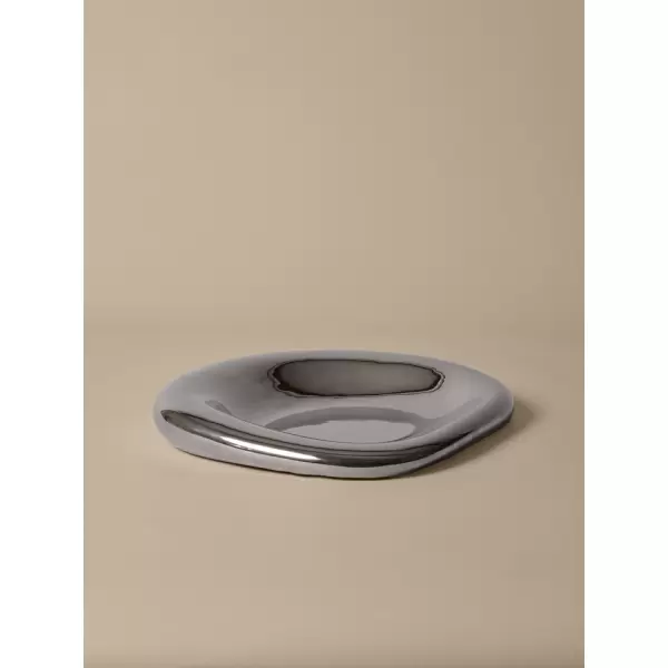 ferm LIVING - Bellure Centrepiece - Ø35 -  Silver