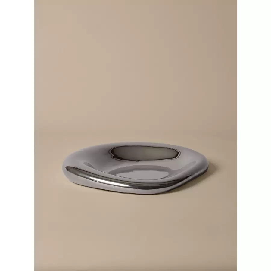 ferm LIVING - Bellure Centrepiece, Sølvfinish Ø:35