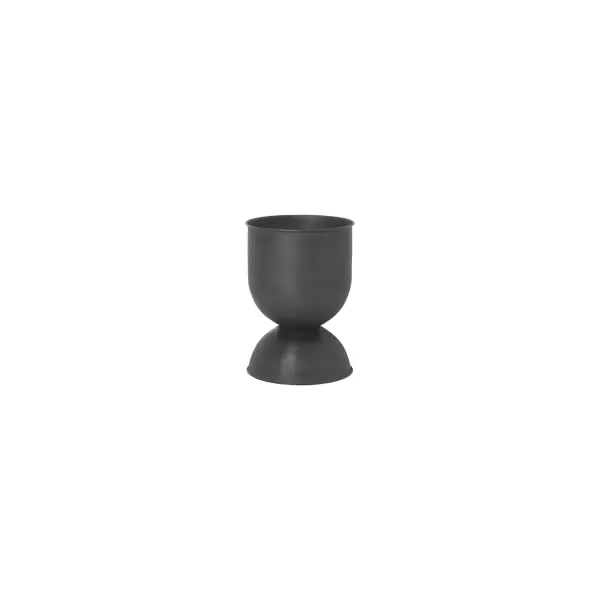 ferm LIVING - Hourglass Pot, Sort Ø:30*42.5