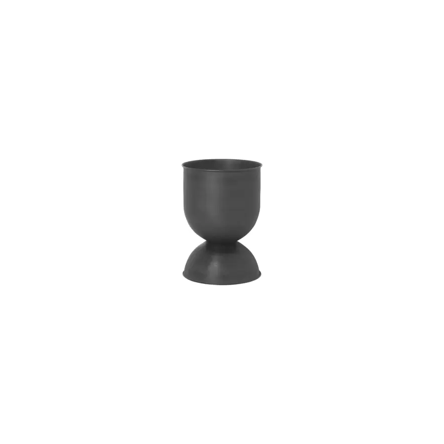 ferm LIVING - Krukke Hourglass Small, Sort Ø: 30*42.5