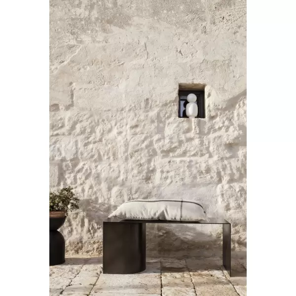 ferm LIVING - Hourglass Pot, Sort Ø:30*42.5