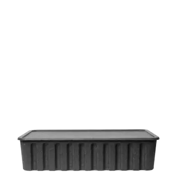 Ferm Living - Paper Pulp Box, Charcoal Extra Large Ferm Living - Paper Pulp Box, Charcoal Extra Large