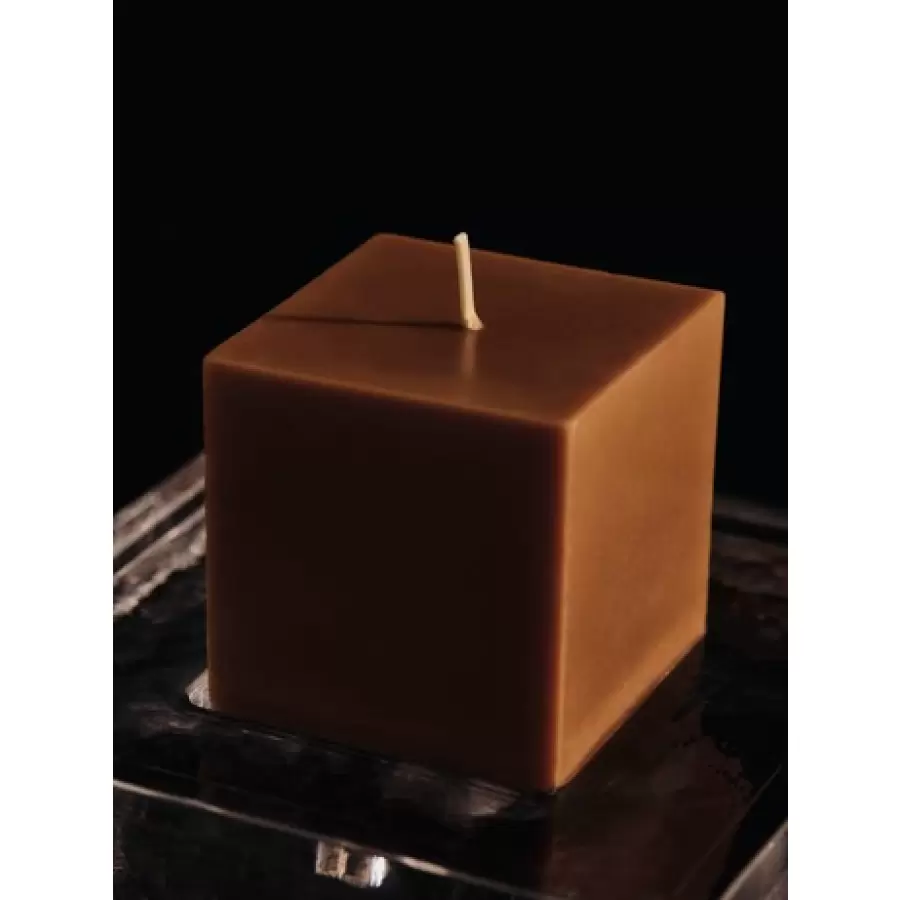 ferm LIVING - Burren Block Candle - Small -  Bronze