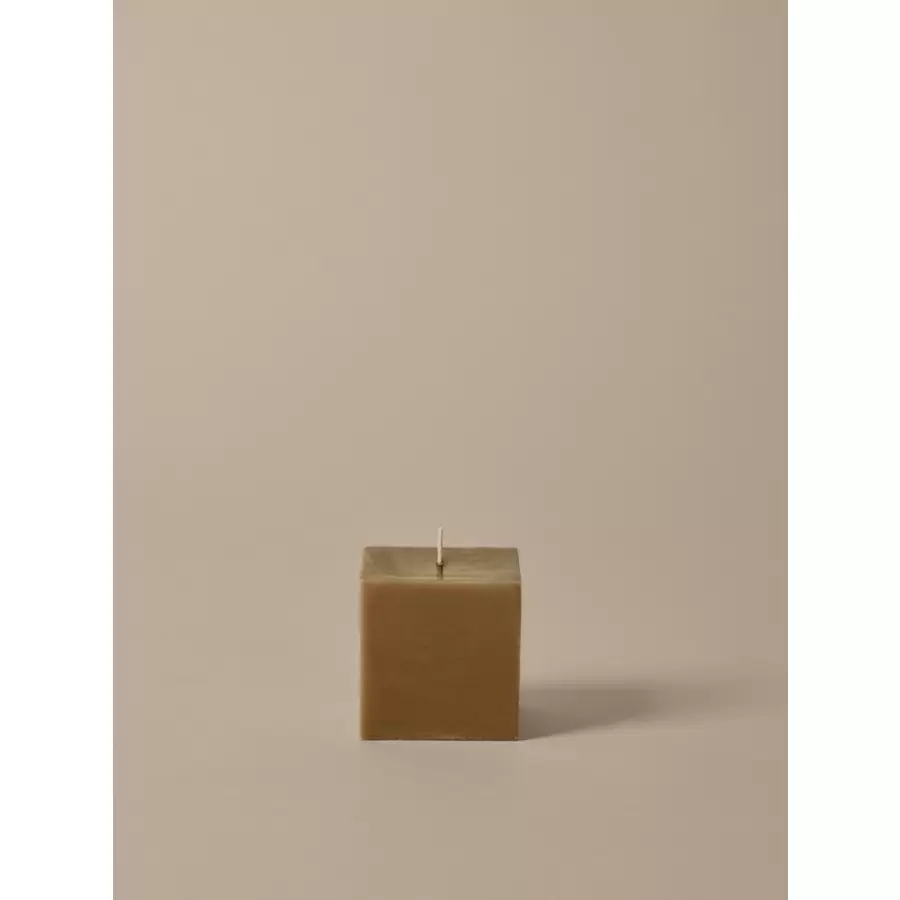 ferm LIVING - Burren Block Candle - Small -  Bronze