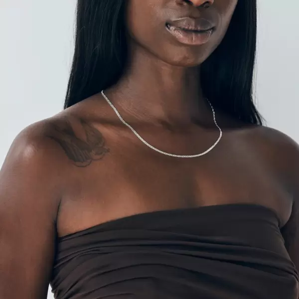 Trine Tuxen - Halskæde Luca, Sterlingsølv L:50 Trine Tuxen - Halskæde Luca, Sterlingsølv L:50