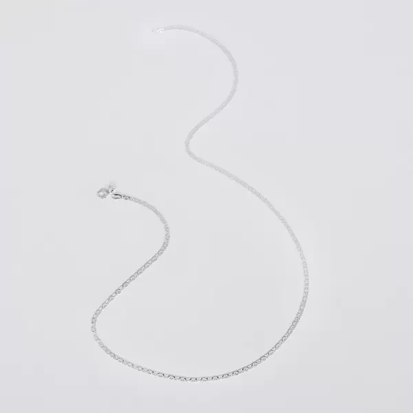 Trine Tuxen - Luca halskæde sølv, 50 cm.