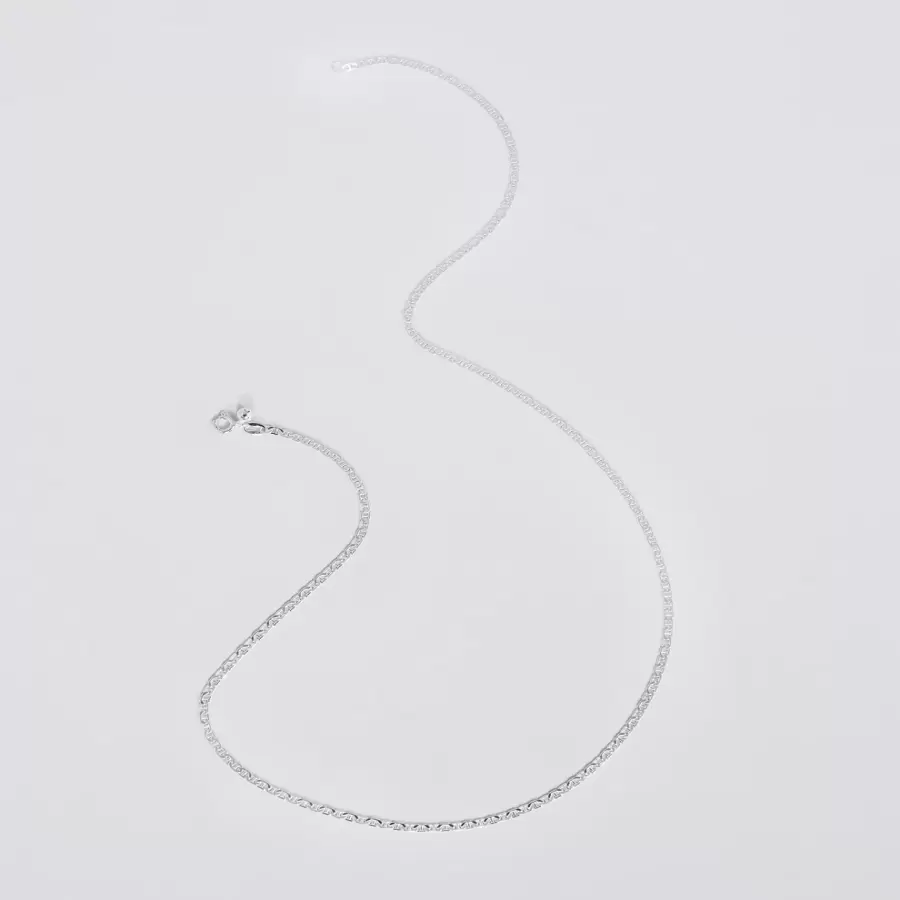 Trine Tuxen - Luca halskæde sølv, 50 cm.