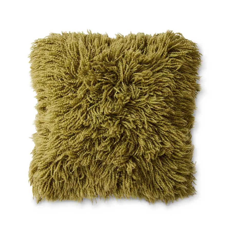 HK living - Pude Fluffy, Olive