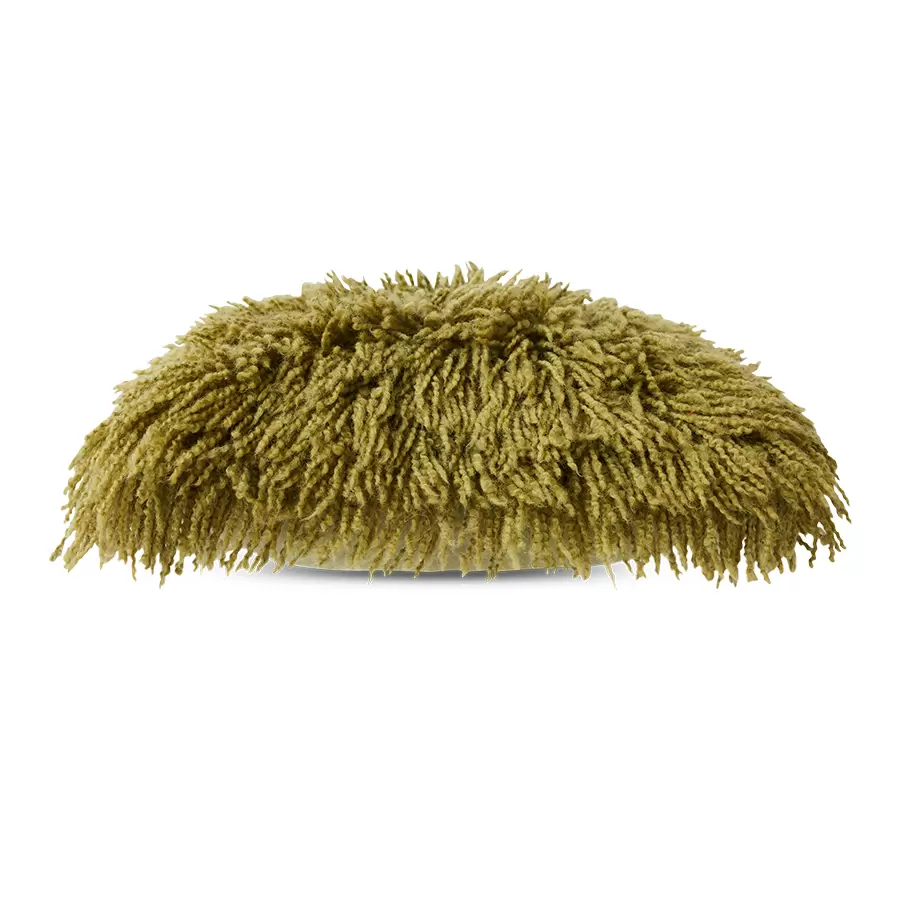 HK living - Pude Fluffy, Olive