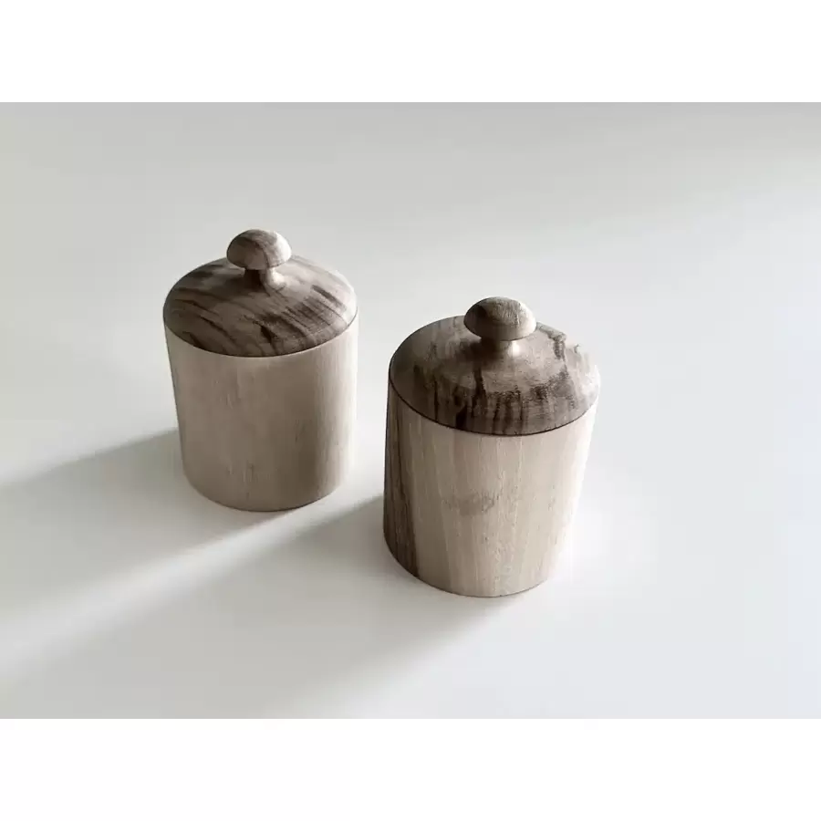 Manipura Living - Krukke m/låg - Walnut