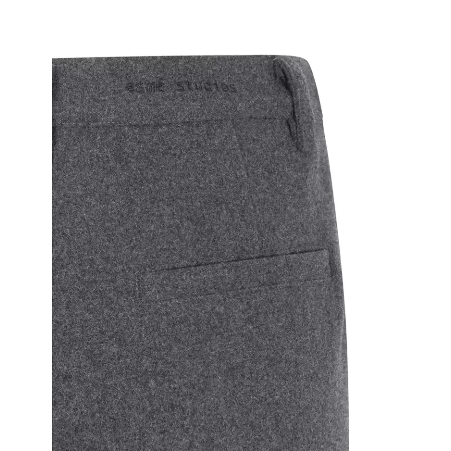 esmé studios - Balmi Wool pants, Gray Melange