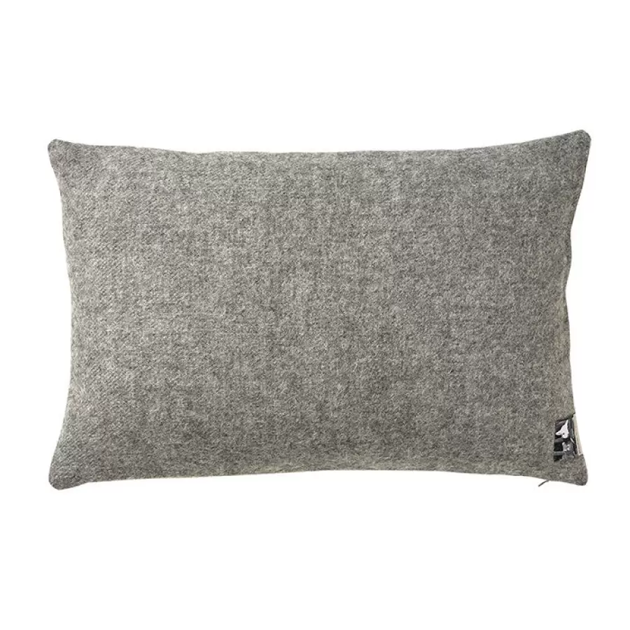 Silkeborg Uldspinderi - Gotland Pude, Nordic Grey Uld/Hør 40*60