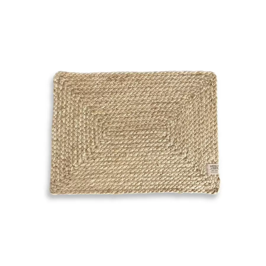 Lovely Linen - Breezy dækkeserviet 33x45 cm. natur