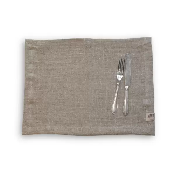 Lovely Linen - Dækkeserviet Rustic, Naturlig beige 40*50