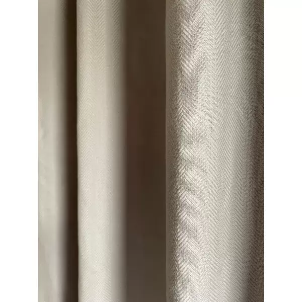 HUMDAKIN - Badeforhæng inkl. ringe - light stone