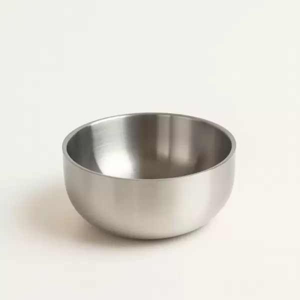 NICHBA - Food bowl, skål i rustfrit stål Medium 15 x 5.5  NICHBA - Food bowl, skål i rustfrit stål Medium 15 x 5.5