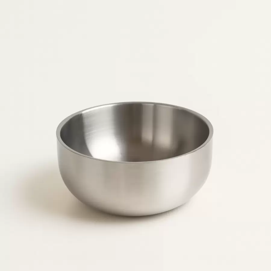 NICHBA - Food bowl, skål i rustfrit stål Medium 15 x 5.5  NICHBA - Food bowl, skål i rustfrit stål Medium 15 x 5.5