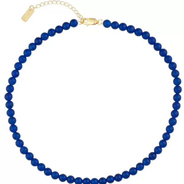 House of Vincent - Candy Coral, Dark blue halskæde, small House of Vincent - Candy Coral, Dark blue halskæde, small