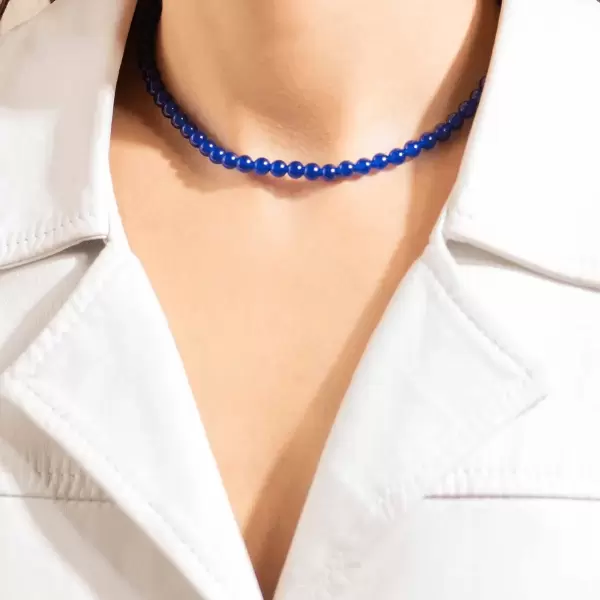 House of Vincent - Halskæde Candy Coral Small, Mørkeblå