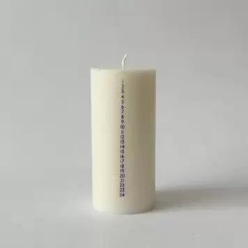 ÅBENLYS - Kalenderlys Blå tal, Ø:7