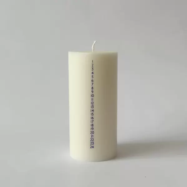 ÅBENLYS - Kalenderlys Blå tal, Ø:7