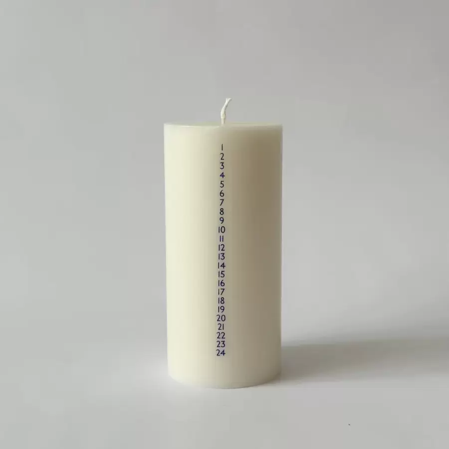 ÅBENLYS - Kalenderlys Blå tal, Ø:7