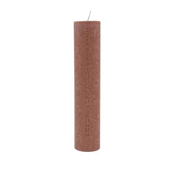 Lübech Living - Kalenderlys Upcycled Olivenvoks, Ø:6*H:28 Fl. Farver