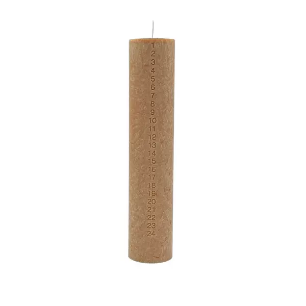 Lübech Living - Kalenderlys Upcycled Olivenvoks, Ø:6*H:28 Fl. Farver