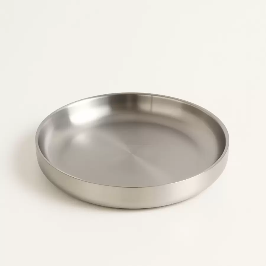 NICHBA - Food bowl, skål i rustfrit stål  Large 21 x 3.8 