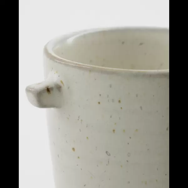 House Doctor - Pion Flødekande og Sukkerskål, Råhvid