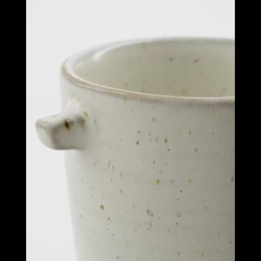 House Doctor - Pion Flødekande og Sukkerskål, Råhvid