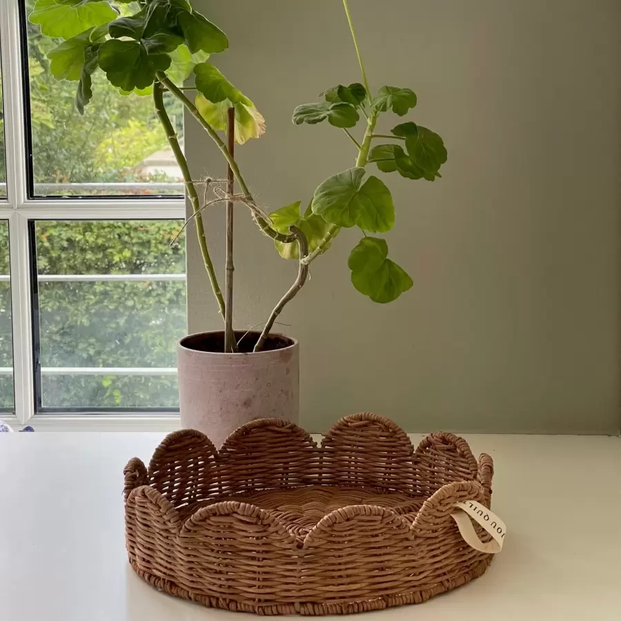 Jou Quilts - Jou Rattan bakke rund Ø30 cm.