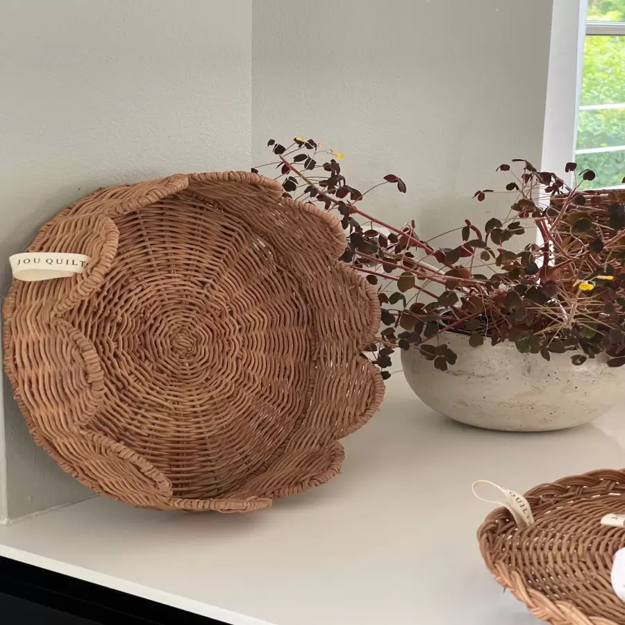 Jou Quilts - Jou Rattan bakke rund Ø30 cm.