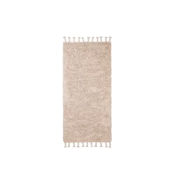 ferm LIVING - Løber Amass Long Pile, Off White 70*140