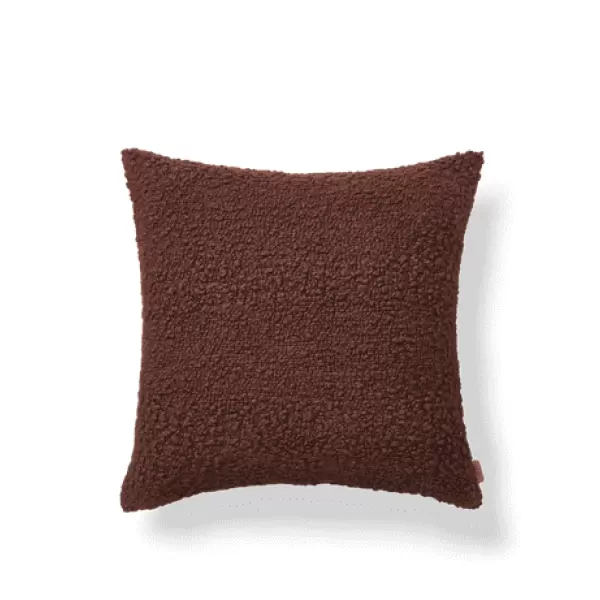 ferm LIVING - Pudebetræk Moor, Dark Pecan 50*50