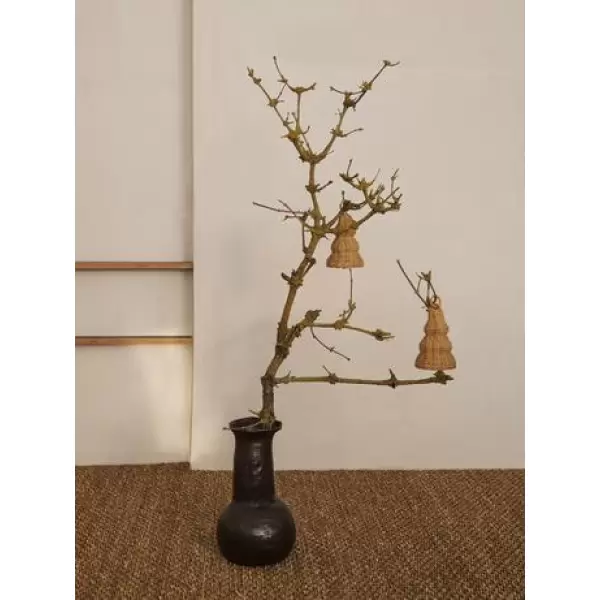 ferm LIVING - Vase Doro Large, Coffee Ø:16*H:27 ferm LIVING - Vase Doro Large, Coffee Ø:16*H:27