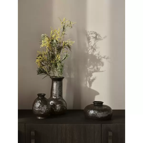 ferm LIVING - Vase Doro Large, Coffee Ø:16*H:27 ferm LIVING - Vase Doro Large, Coffee Ø:16*H:27