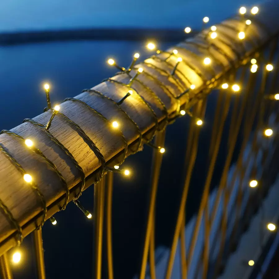 Sirius - Easy-Line lyskæde til batteri 80 LED, 3,95m