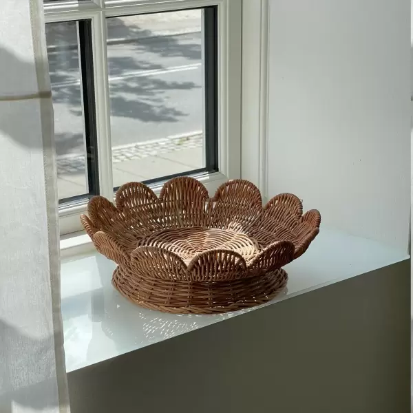 Jou Quilts - Jou Frugtkurv/Brødkurv, Rattan Ø:30*10