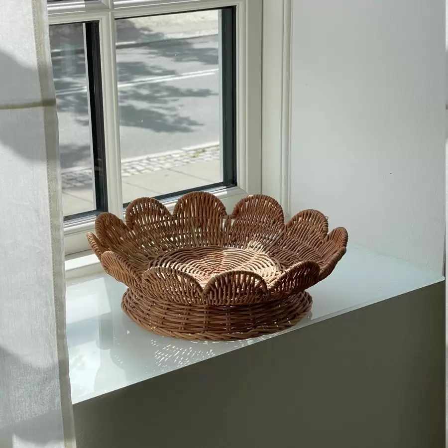 Jou Quilts - Jou Frugtkurv/Brødkurv, Rattan Ø:30*10
