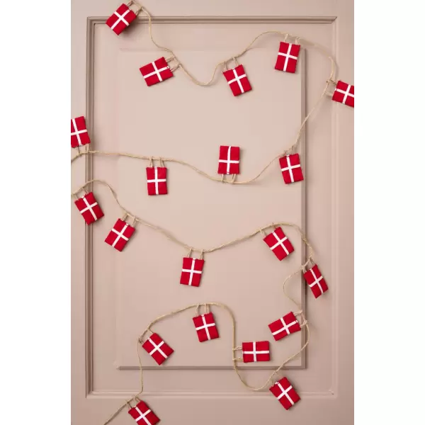 Ib Laursen -  Flagranke m/20 flag Dannebrog