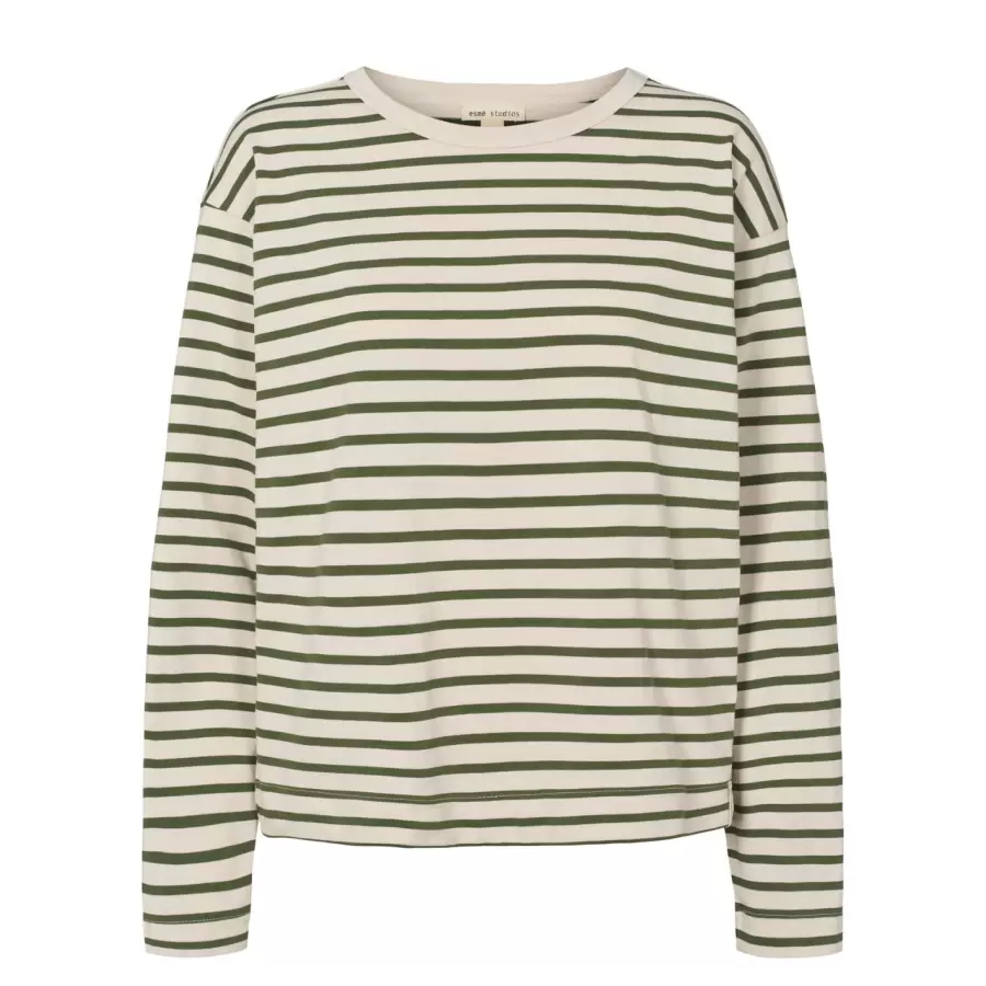 esmé studios - ESTine LS Striped Top GOTS